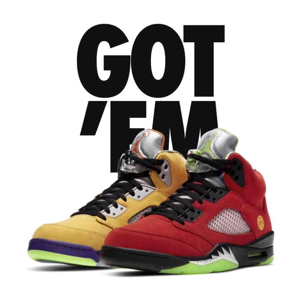 Air Jordan 5 “ What The” Big kids SZ 11